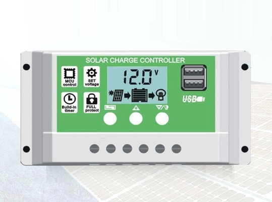 Lityum Piller için 30A PWM Solar Şarj Regülatörü Deşarj Regülatörü 12V 24V 1920W