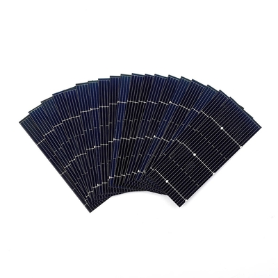 Fotovoltaik Taşınabilir için 52 * 19mm 0.5V 0.24W Güneş Paneli Şarj Cihazı Monokristal Sistem