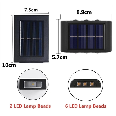 WINXU IP65 Suya Dayanıklı Güneş Led Işıkları Açık Peyzaj Balkon Dekoratif Duvar Lambası