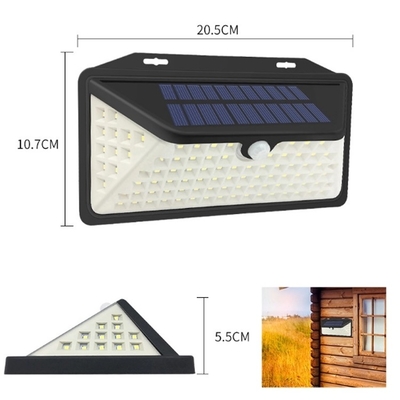 240V Hareket Sensörü Güneş Enerjili LED Duvar Işık Kablosuz Dış Güvenlik Duvar Işıkları
