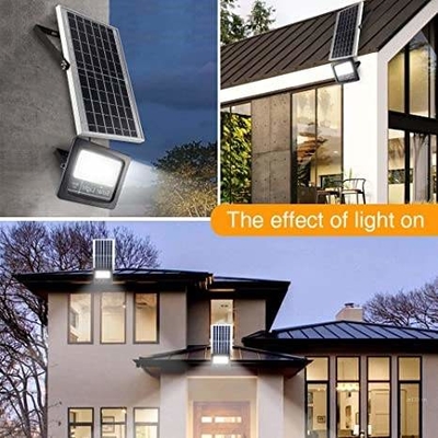 Dış Mekan LED 40w Güneş Sel Işık Garaj Kanalı Uzaktan Kumandalı Güneş Sokak Lambası