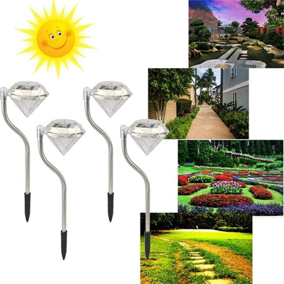 Paslanmaz Çelik Spot Led Solar Çim Işık 0.5w 60lm/w