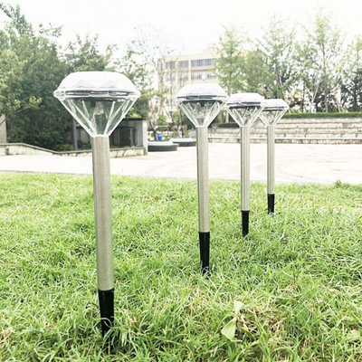 Park Dekoratif Solar LED Bahçe Işıkları IP65 Metal Solar Yol Işıkları 6lm
