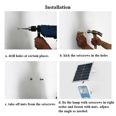 150W İzleme Solar LED Sel Işıkları Solar Şarj ve Boşaltma Sistemi