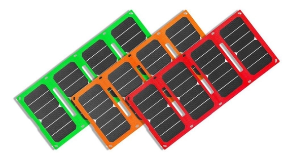 Bisiklet ve Avcılık için USB Bağlantı Noktası Katlanabilir Güneş Enerjisi Bankası 52g