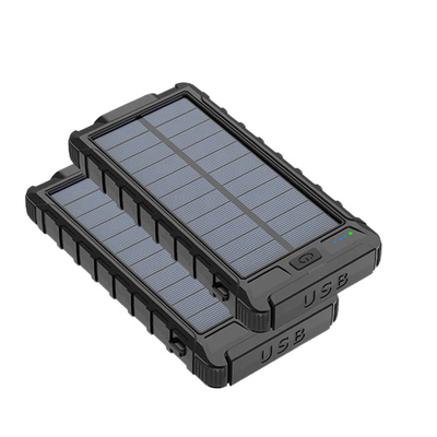 Dış Mekan 10000mAh Solar Panel Şarj Cihazı Bankası 280g Hızlı Şarj Desteği
