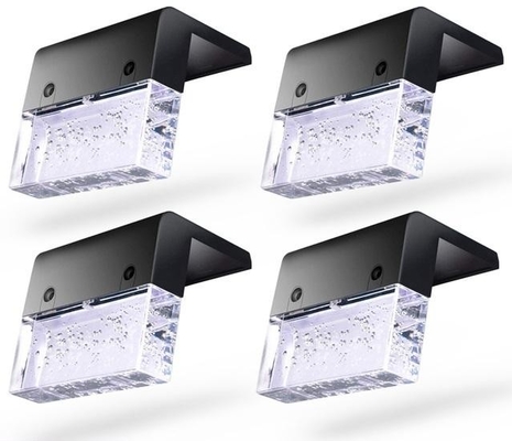 IP65 Sıcak Beyaz Güneş Güverte Işıkları Açık Merdiven Çitleri 2700K Güneş Enerjili Led Güverte Işıkları
