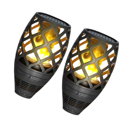 Parıldayan Dans Eden Alev Feneri Güneş Enerjili Hoparlör IP65 3watt