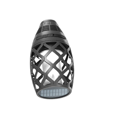 3 Watt Taşınabilir Güneş Enerjili Hoparlör Yanıp Sönen LED Bahçe Kamp Işığı