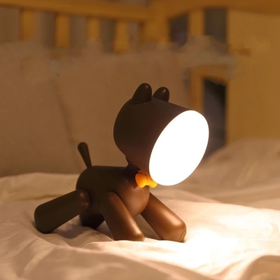 3500K Güneş Hediye Işığı LED Köpek Gece Işığı USB Şarj