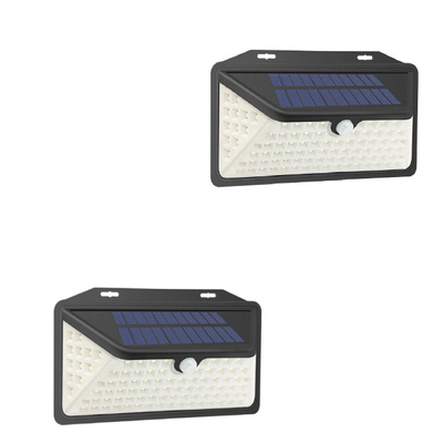 Kablosuz Güneş Enerjili LED Duvar Lambası Güneş Hareket Sensörü Duvar Lambası 5W 550lm
