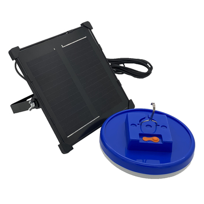 Şarj Edilebilir Solar Acil Işıklar 5V / 5W Solar Panel 5m Kablo Çift Kafa