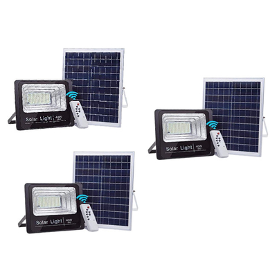 100 Watt 120w Soğuk Beyaz Güneş LED Sel Işıkları Güneş Panelli Süper Parlak IP67
