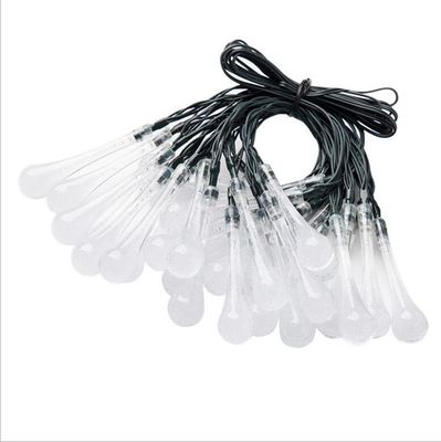 LED Renkli Su Damlası Güneş Perisi Işıkları Açık Bahçe Çimenleri İçin Suya Dayanıklı 9M * 60LED