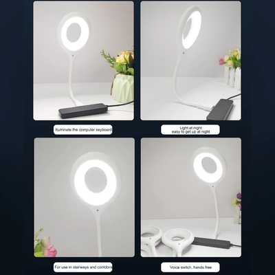 Göz Koruması Katlanabilir Çalışma Lambası USB Bağlantı Noktalı Taşınabilir Enerji Tasarruflu Gece Masa Lambaları