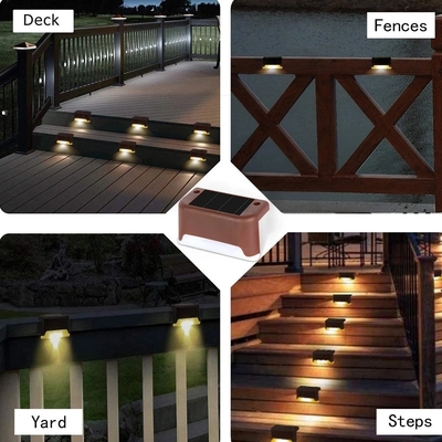 Açık Bahçe Solar Patio Adım Işıkları Su Geçirmez Peyzaj Işıkları