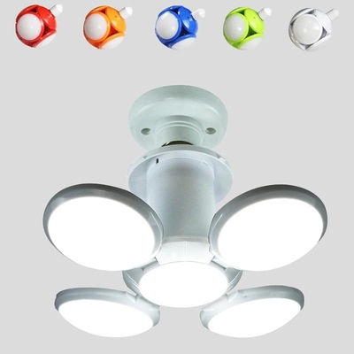 Ayarlanabilir Deforme Edilebilir LED Futbol UFO Lambası E27 40W Yatak Odası Çalışması İçin