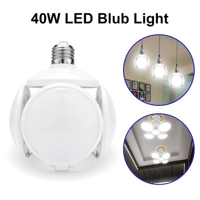Ayarlanabilir Deforme Edilebilir LED Futbol UFO Lambası E27 40W Yatak Odası Çalışması İçin