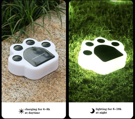 IP65 Solar LED Bahçe Işıkları Atmosfer Gömülü PVC Ayı Pençesi Lambası