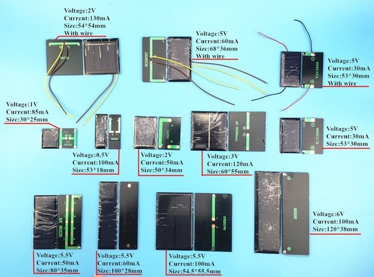 4V 5.5V 5V 6V 7V 10V 12V Solar Panel Şarj Cihazı Mono Polikristal