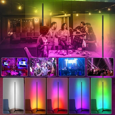 SMD5050 RGB Solar LED Projektör Işıkları Dekor Kapalı Ayaklı Lamba