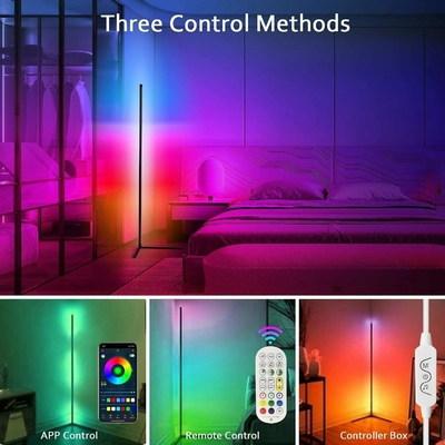 SMD5050 RGB Solar LED Projektör Işıkları Dekor Kapalı Ayaklı Lamba