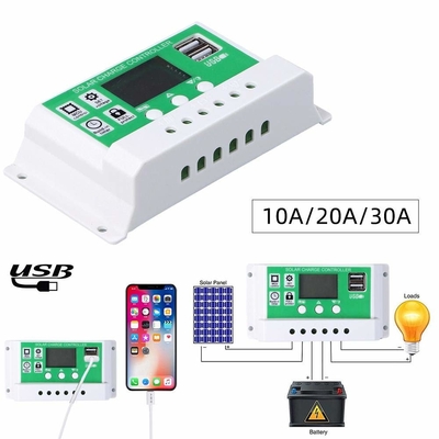 Lityum Piller için 30A PWM Solar Şarj Regülatörü Deşarj Regülatörü 12V 24V 1920W