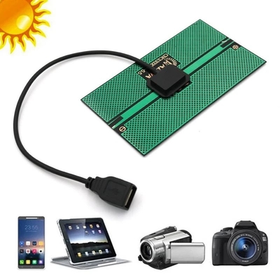 1.65 W Solar Şarj Güneş Paneli 76*133 MM Çıkış Güneş Enerjisi Açık Kamp Cep Telefonu Için Şarj USB Şarj Cihazı