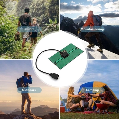 1.65 W Solar Şarj Güneş Paneli 76*133 MM Çıkış Güneş Enerjisi Açık Kamp Cep Telefonu Için Şarj USB Şarj Cihazı