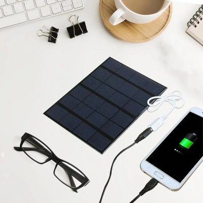 Telefon Güç Bankası için Polysilicon Güneş Paneli Şarj DIY Güneş Sistemi