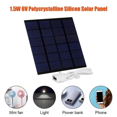 Telefon Güç Bankası için Polysilicon Güneş Paneli Şarj DIY Güneş Sistemi