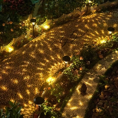 Açık Avlu Yolu Solar LED Bahçe Işıkları Dekoratif Su Geçirmez