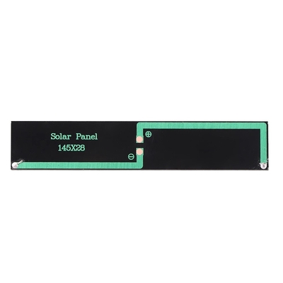 Güç Bankası için 0.5W 2.5V 145 * 28mm Açık Taşınabilir Güneş Paneli Şarj Cihazı